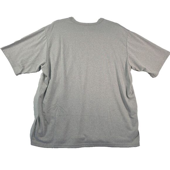 Nike Running Shirt Dri-Fit Men's Size XL Lightweight Grey Spellout - Picture 2 of 8